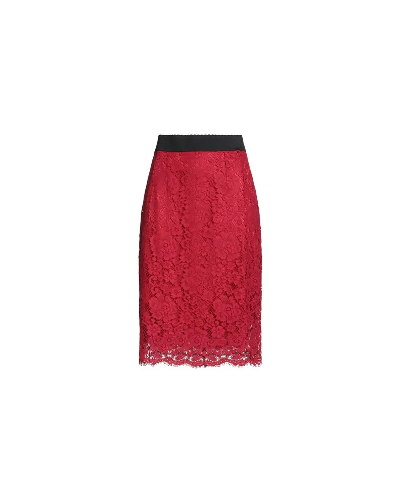 Dolce & Gabbana HOSEN & RÖCKE - Midi-Röckeauf YOOX.COM Rot