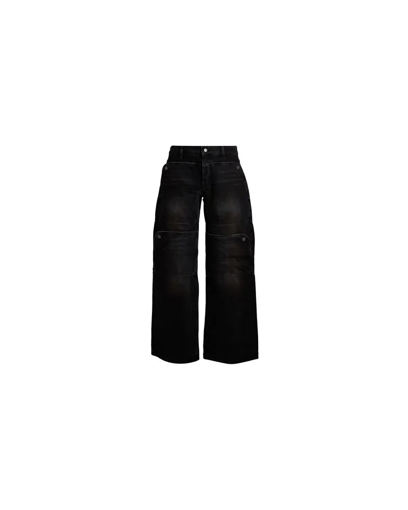 Guess HOSEN & RÖCKE - Jeanshosenauf YOOX.COM Schwarz