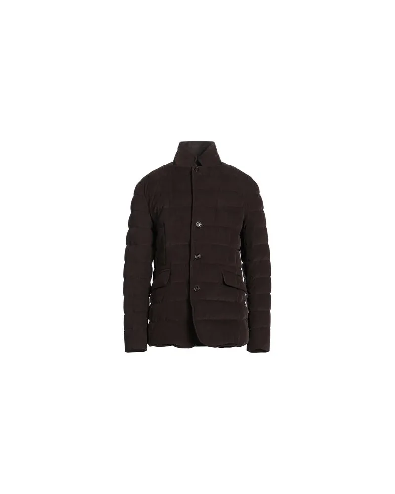MOORER JACKEN & MÄNTEL - Pufferjacken & Daunenjackenauf YOOX.COM Schokobraun