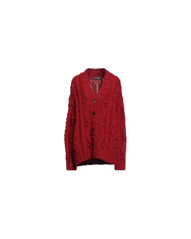 Dolce & Gabbana STRICKWAREN - Strickjackenauf YOOX.COM Rot