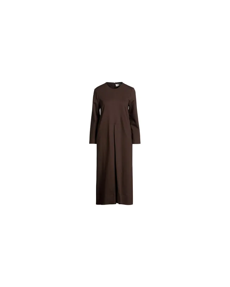 MEIMEIJ KLEIDER - Midi-Kleiderauf YOOX.COM Schokobraun
