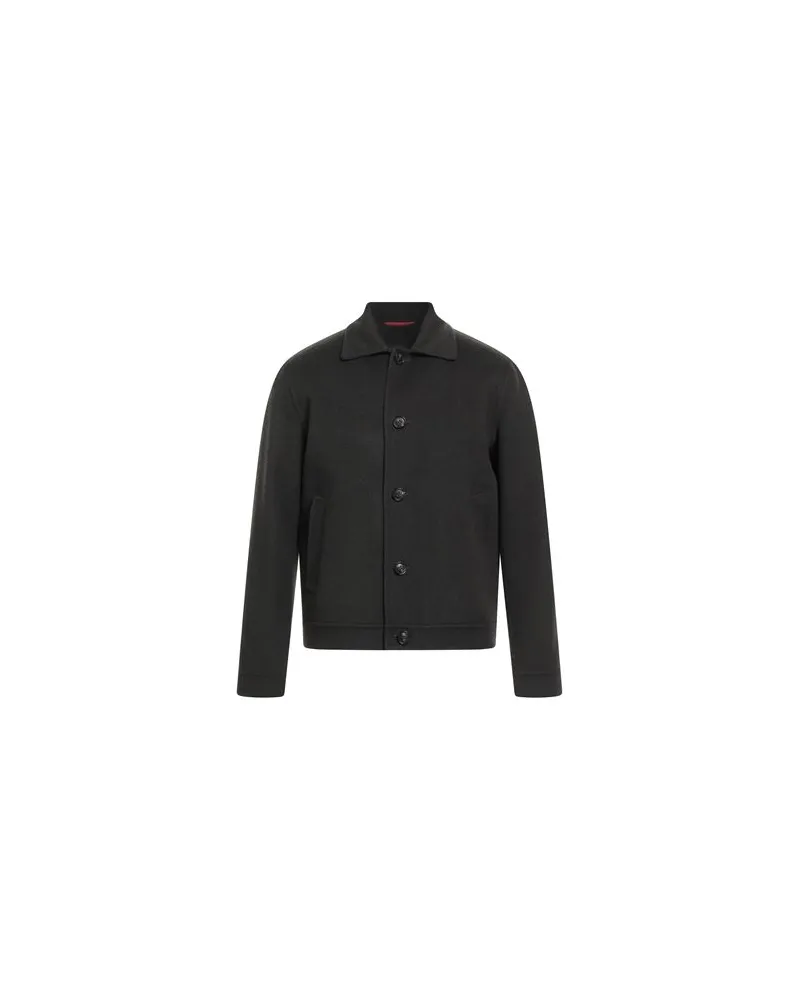 Isaia JACKEN & MÄNTEL - Mäntelauf YOOX.COM Braungrau