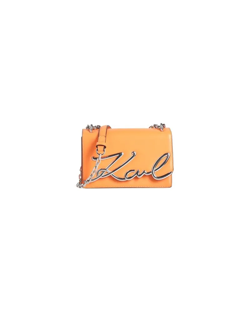 Karl Lagerfeld K/SIGNATURE SM SB  - TASCHEN - Umhängetascheauf YOOX.COM Orange
