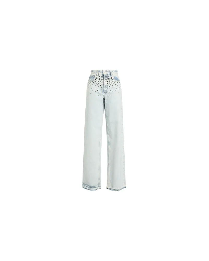 Alessandra Rich HOSEN & RÖCKE - Jeanshosenauf YOOX.COM Blau
