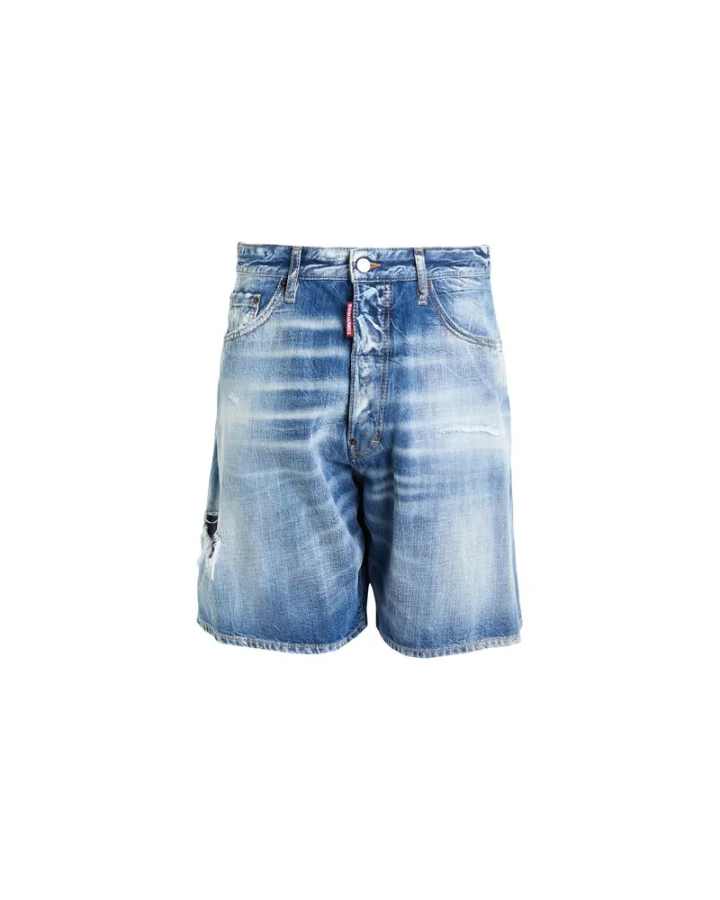 Dsquared2 HOSEN & RÖCKE - Jeansshortsauf YOOX.COM Blau
