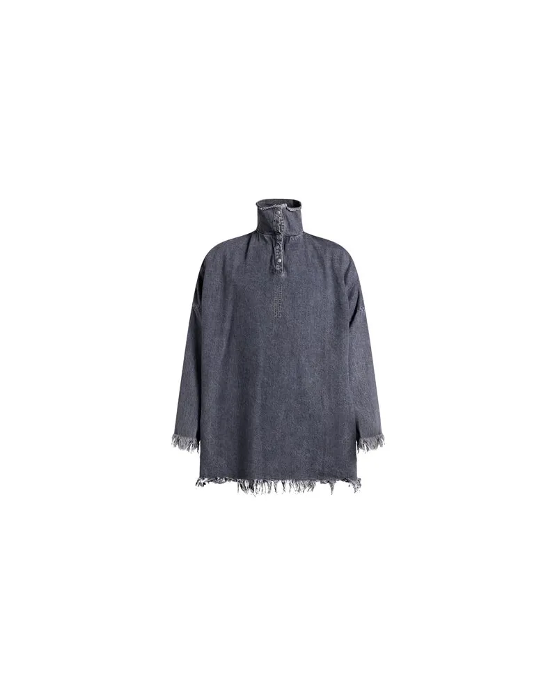 DRKSHDW by Rick Owens TOPS - Jeanshemdenauf YOOX.COM Blau