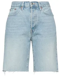 RE/DONE Jeansshorts Blau