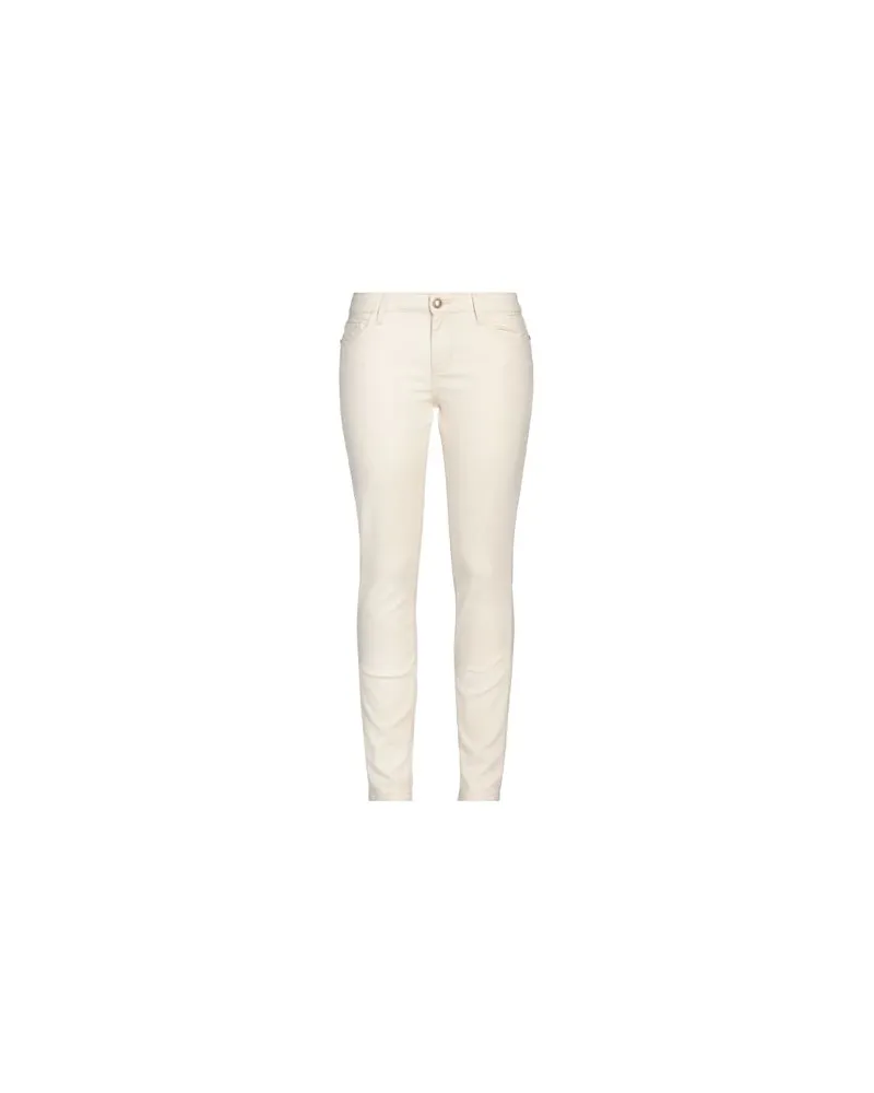 Guess HOSEN & RÖCKE - Hosenauf YOOX.COM Elfenbein