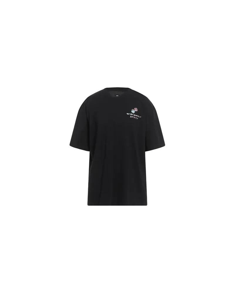 Edwin Jeans TOPS - T-shirtsauf YOOX.COM Schwarz