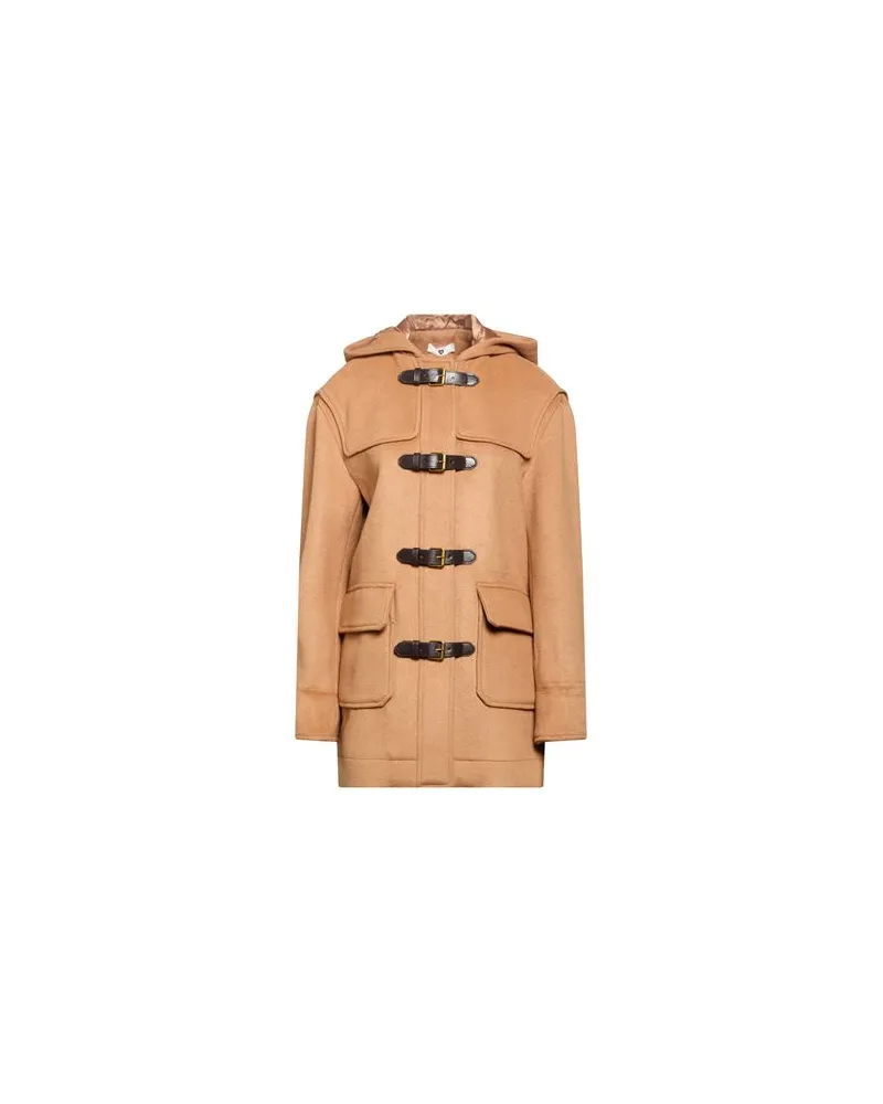 Twin-Set JACKEN & MÄNTEL - Mäntelauf YOOX.COM Kamel