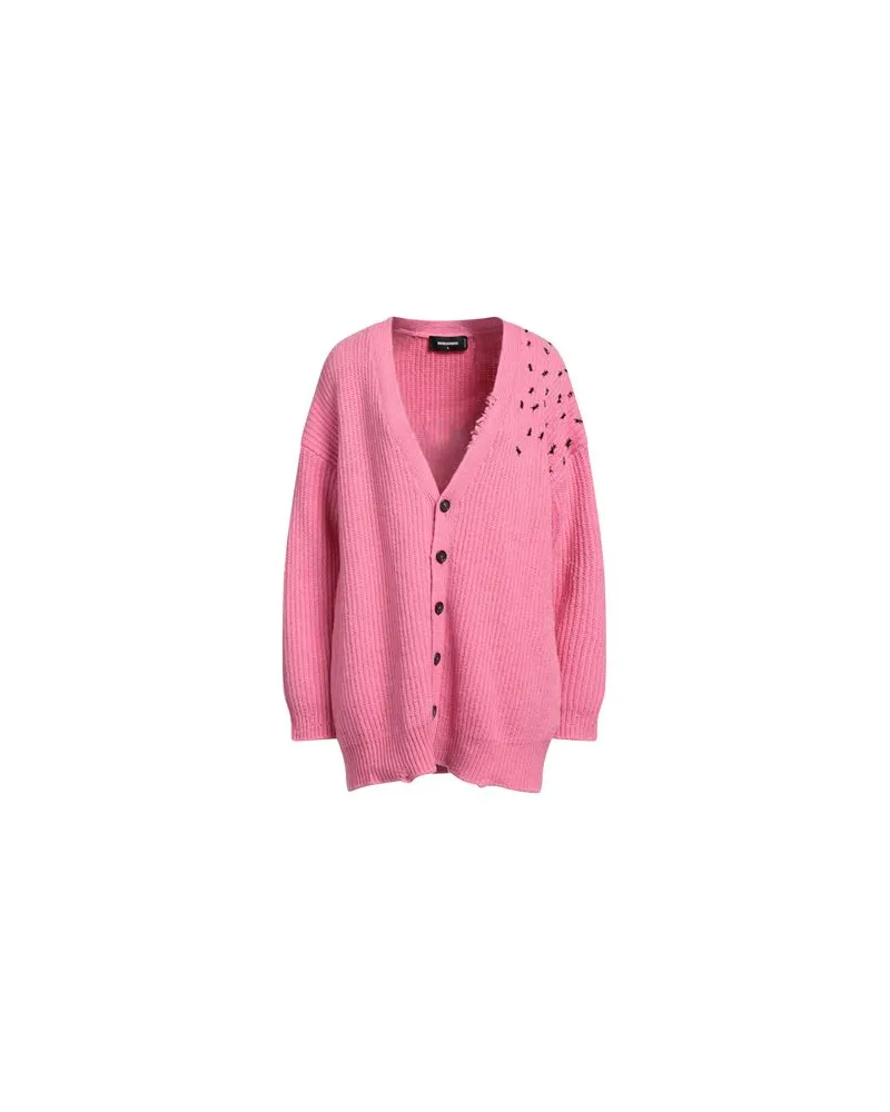 Dsquared2 STRICKWAREN - Strickjackenauf YOOX.COM Rosa
