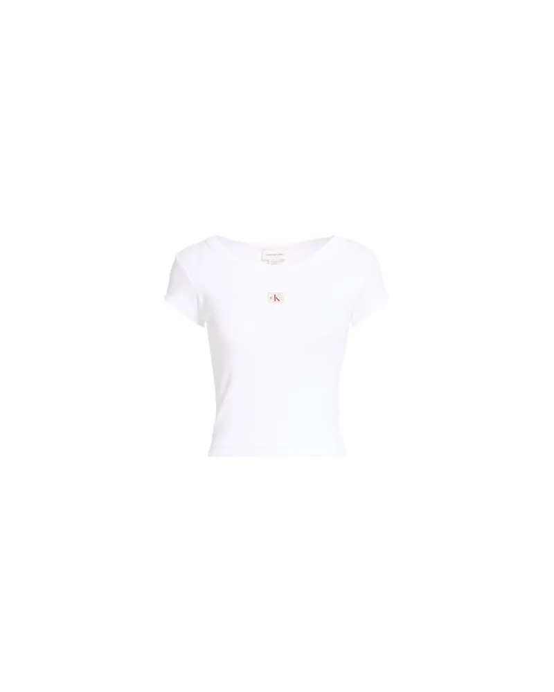 Calvin Klein TOPS - T-shirtsauf YOOX.COM Weiß
