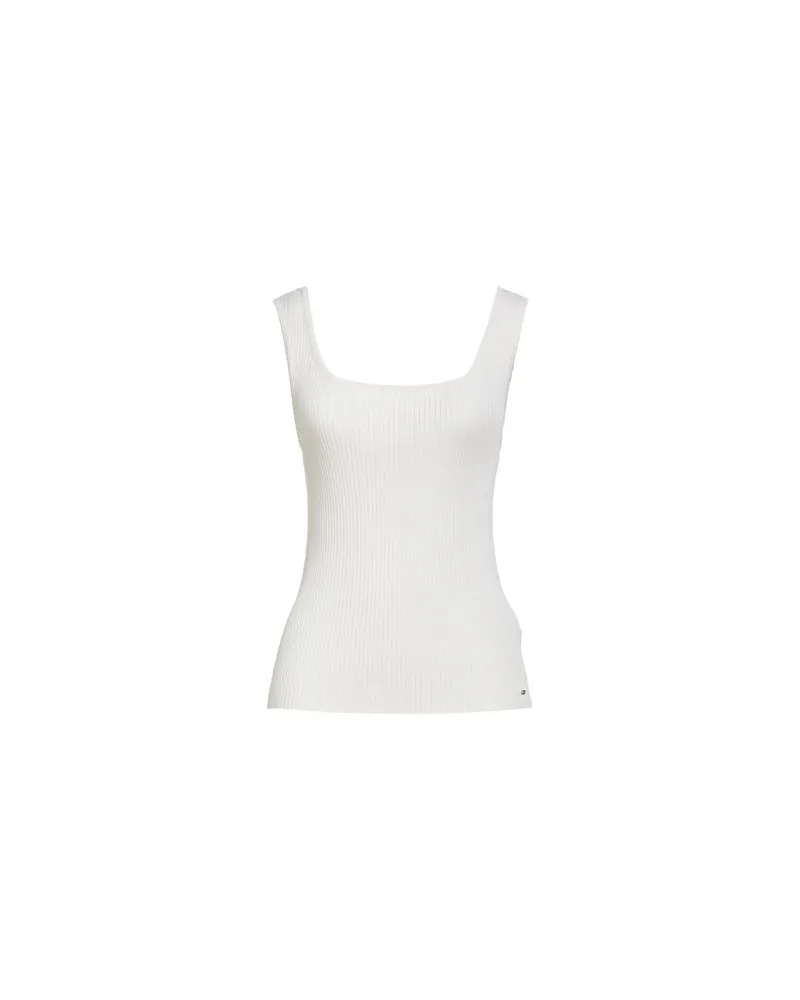 Tommy Hilfiger TOPS - Tank Topsauf YOOX.COM Elfenbein