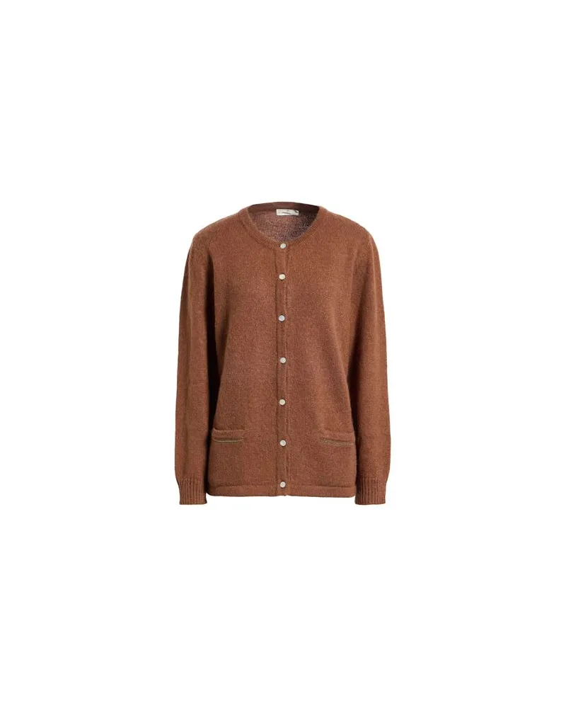 PANICALE Cashmere STRICKWAREN - Strickjackenauf YOOX.COM Braun
