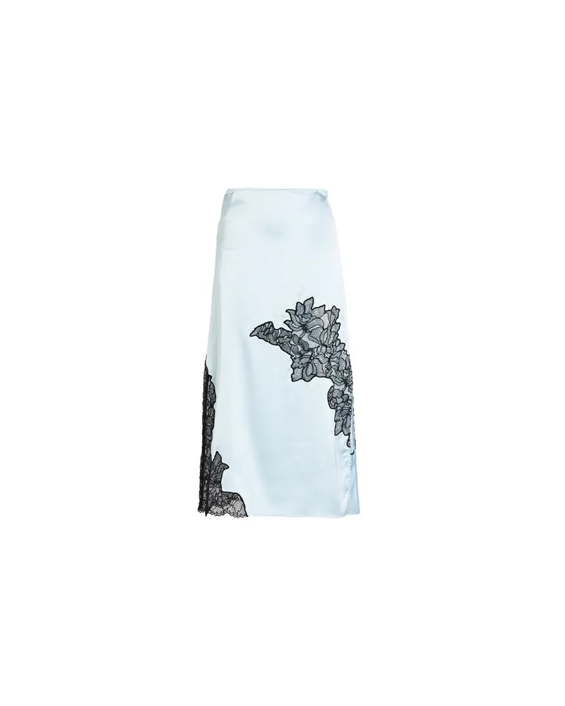 Ganni HOSEN & RÖCKE - Midi-Röckeauf YOOX.COM Himmelblau