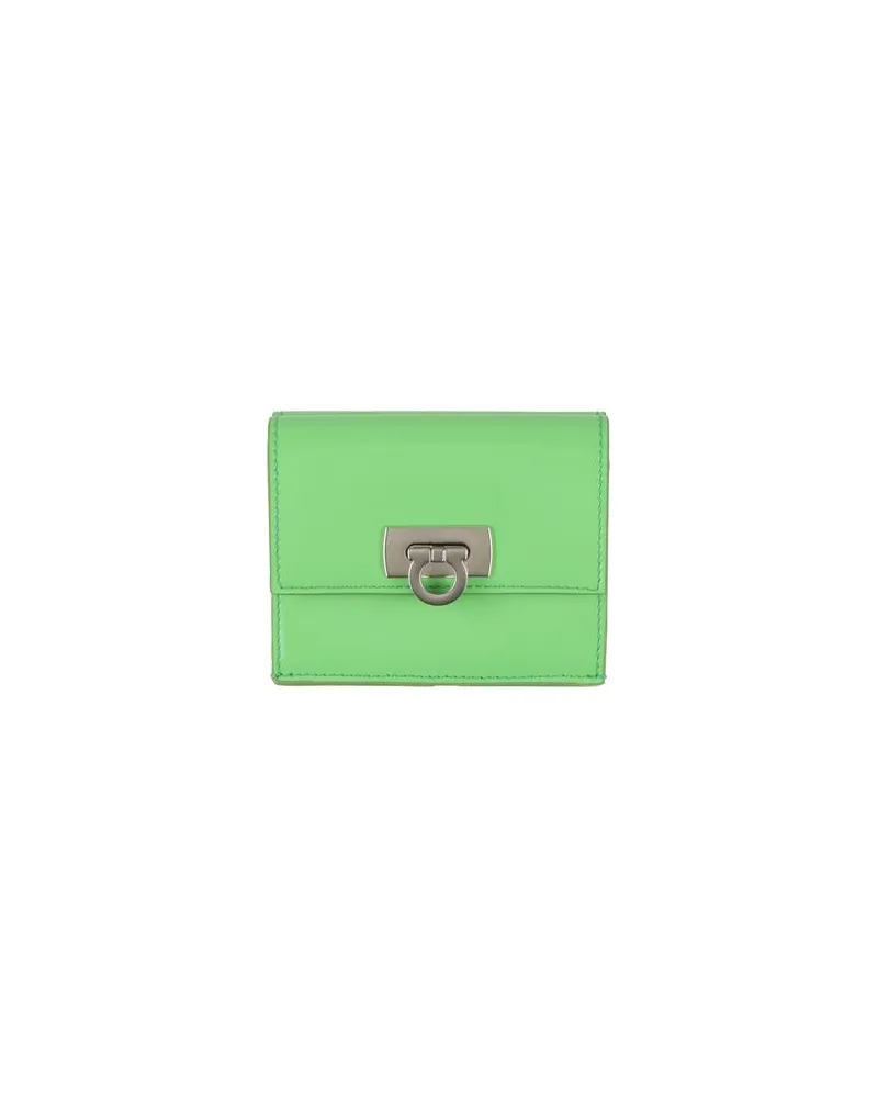 Ferragamo Kleinlederwaren - Brieftaschenauf YOOX.COM Grün