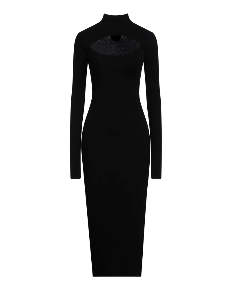 Just Cavalli Midi-Kleid Schwarz