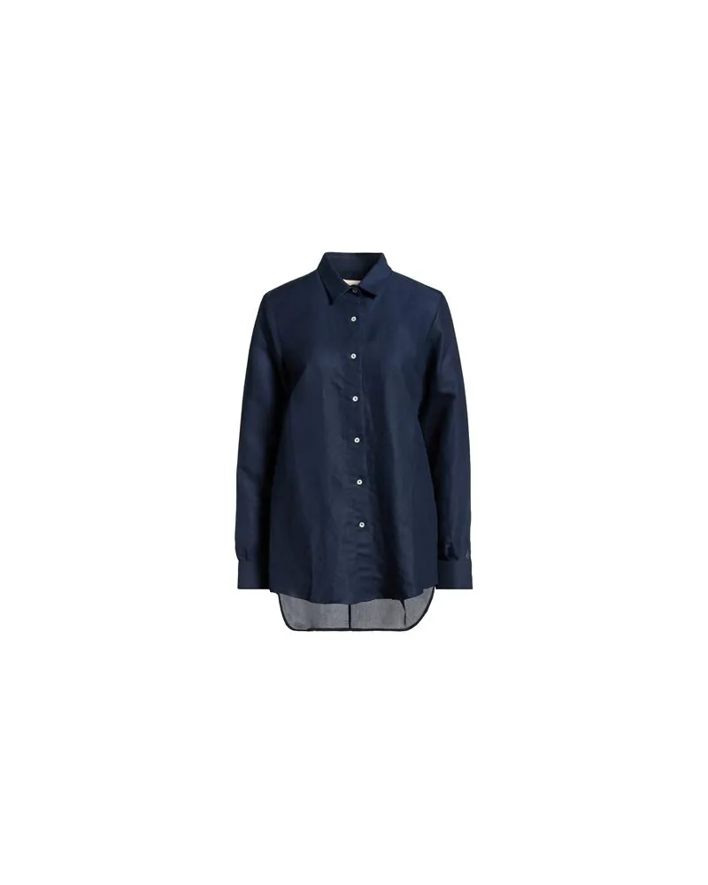 120% Lino TOPS - Hemdenauf YOOX.COM Marineblau