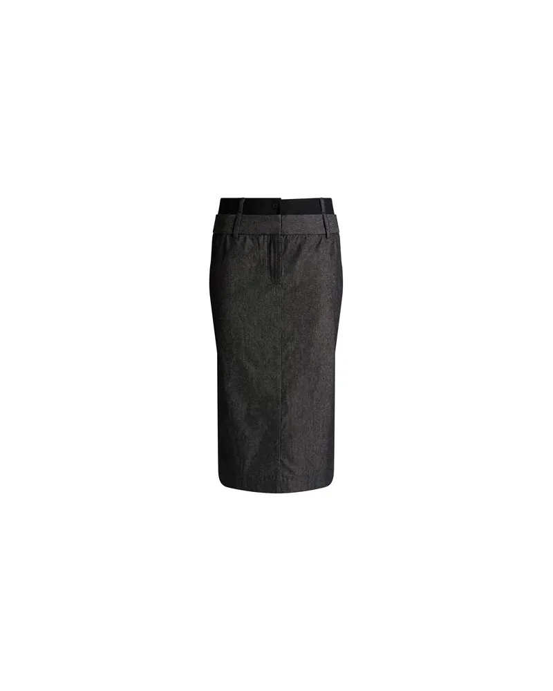 Eudon Choi HOSEN & RÖCKE - Jeansröckeauf YOOX.COM Schwarz