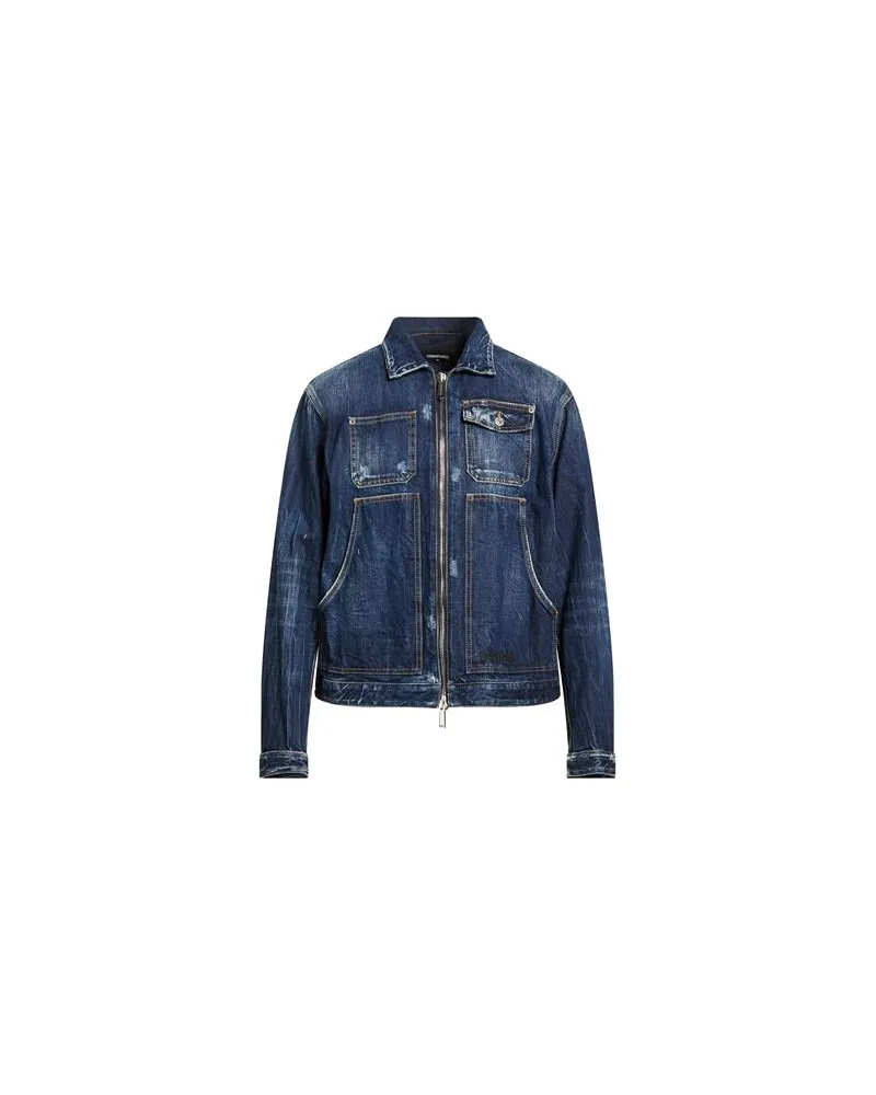 Dsquared2 JACKEN & MÄNTEL - Jeansjacken/Mäntelauf YOOX.COM Blau