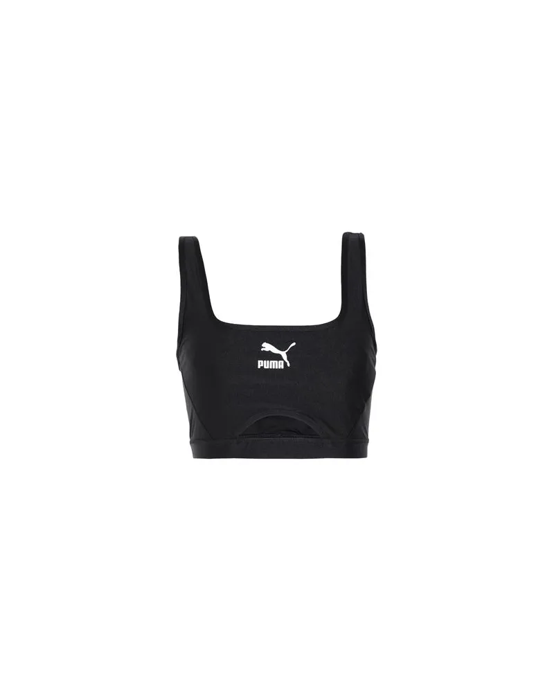 Puma DARE TO Crop Top  - TOPS - Topsauf YOOX.COM Schwarz