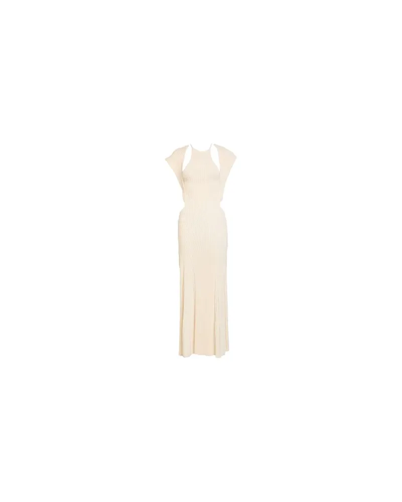 Chloé KLEIDER - Maxi-Kleiderauf YOOX.COM Cremeweiß