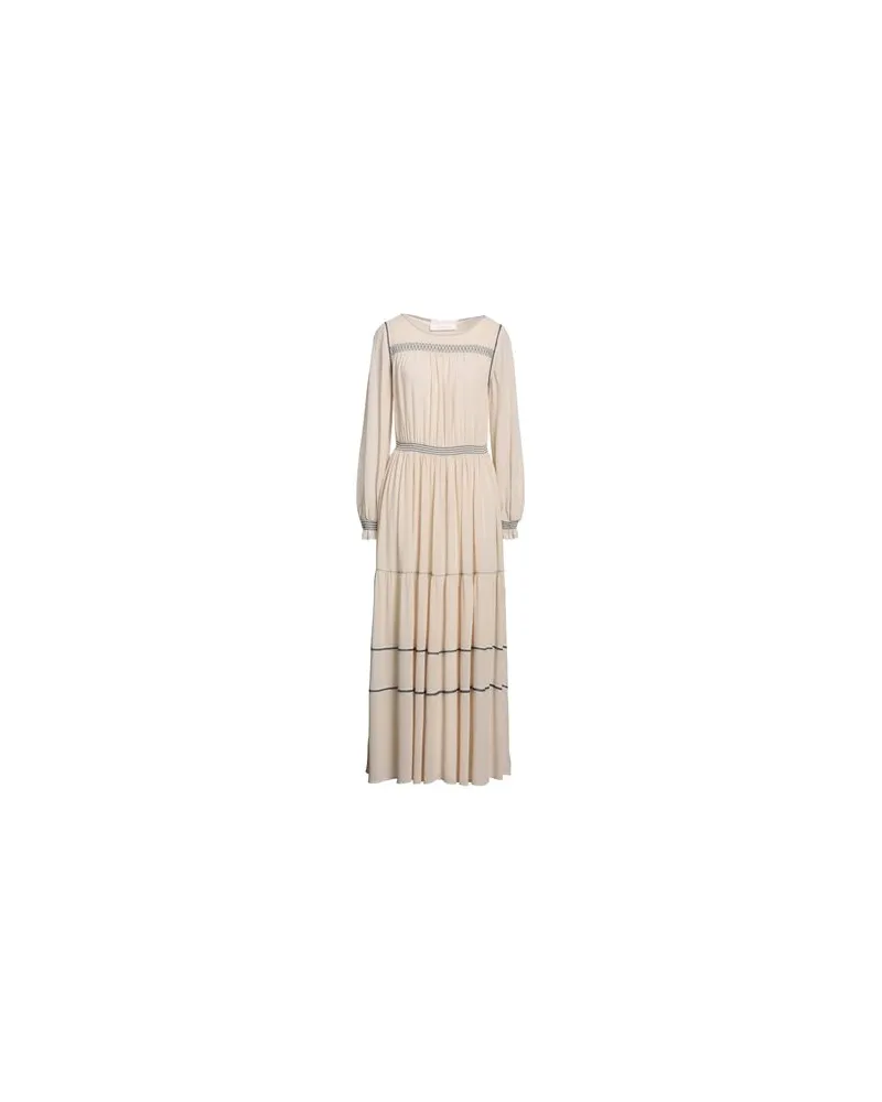 See by Chloé KLEIDER - Maxi-Kleiderauf YOOX.COM Beige