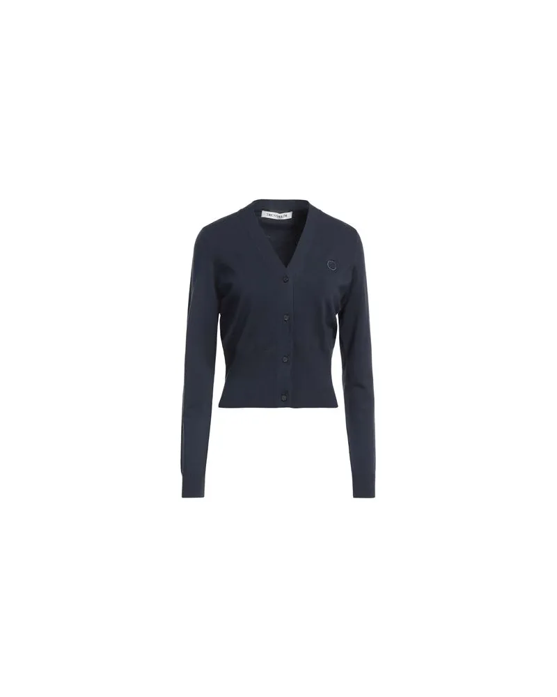 Trussardi STRICKWAREN - Strickjackenauf YOOX.COM Nachtblau