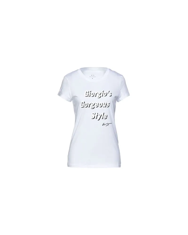 Armani Exchange TOPS - T-shirtsauf YOOX.COM Weiß