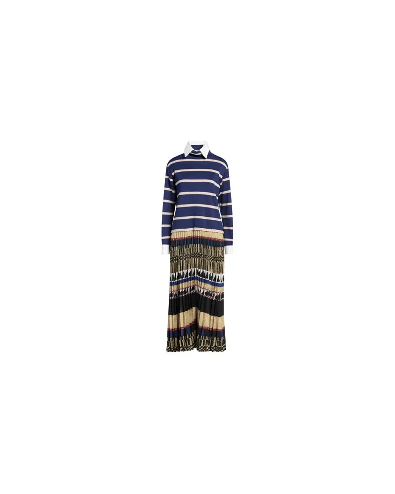 Stella Jean KLEIDER - Midi-Kleiderauf YOOX.COM Blau
