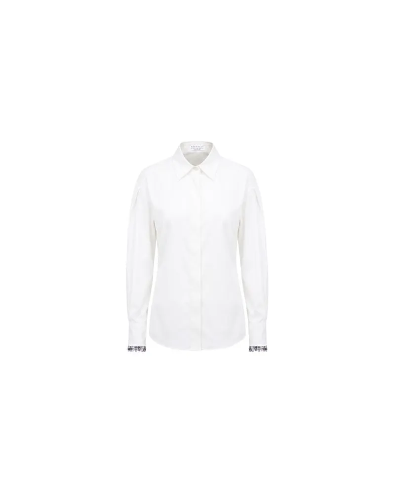 Brunello Cucinelli TOPS - Hemdenauf YOOX.COM Weiß