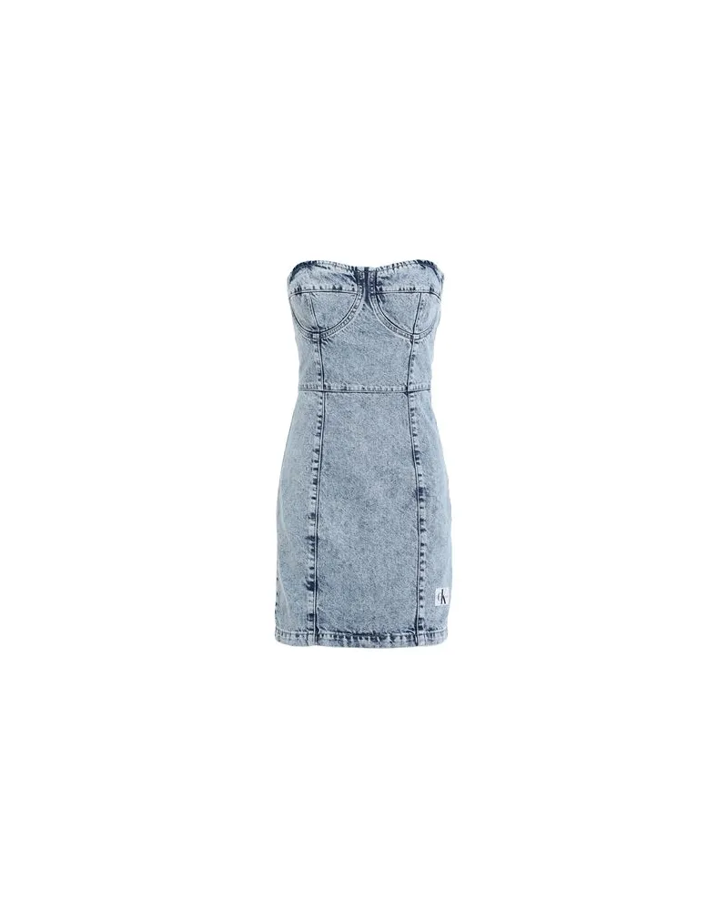Calvin Klein KLEIDER - Mini-Kleiderauf YOOX.COM Blau
