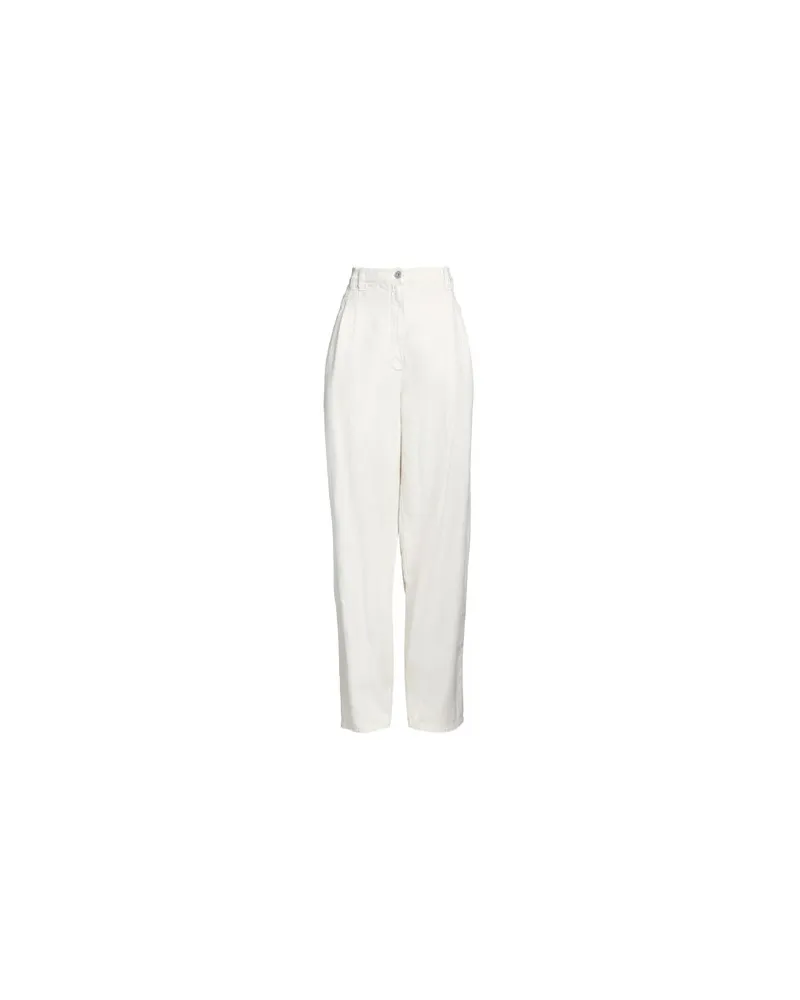 Brunello Cucinelli HOSEN & RÖCKE - Hosenauf YOOX.COM Elfenbein