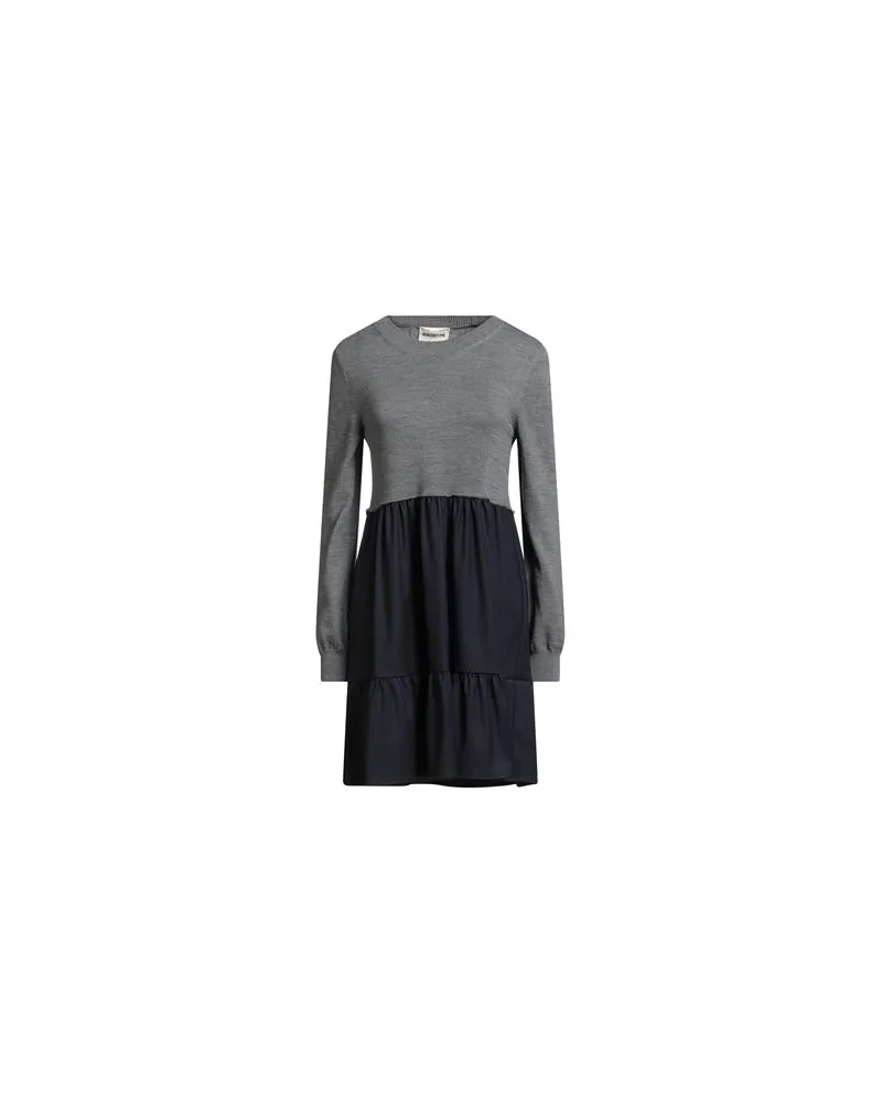 Semicouture KLEIDER - Mini-Kleiderauf YOOX.COM Grau