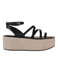 Max Mara Espadrilles Schwarz