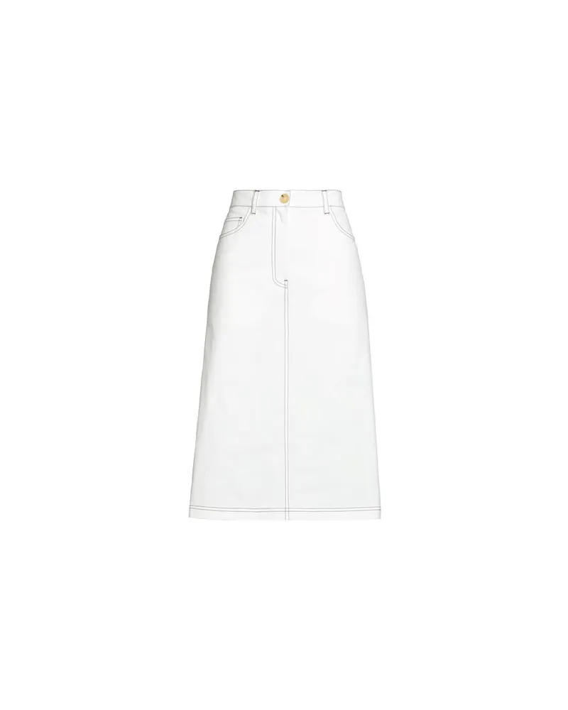 Totême HOSEN & RÖCKE - Midi-Röckeauf YOOX.COM Weiß