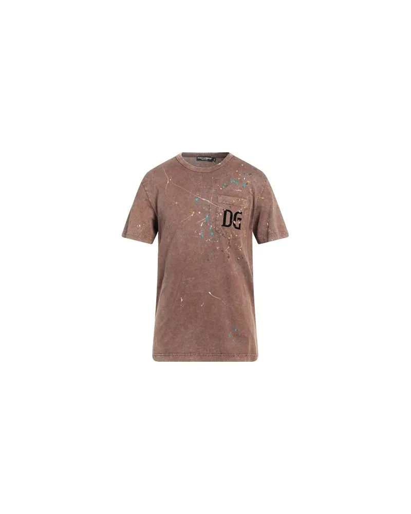 Dolce & Gabbana TOPS - T-shirtsauf YOOX.COM Braun