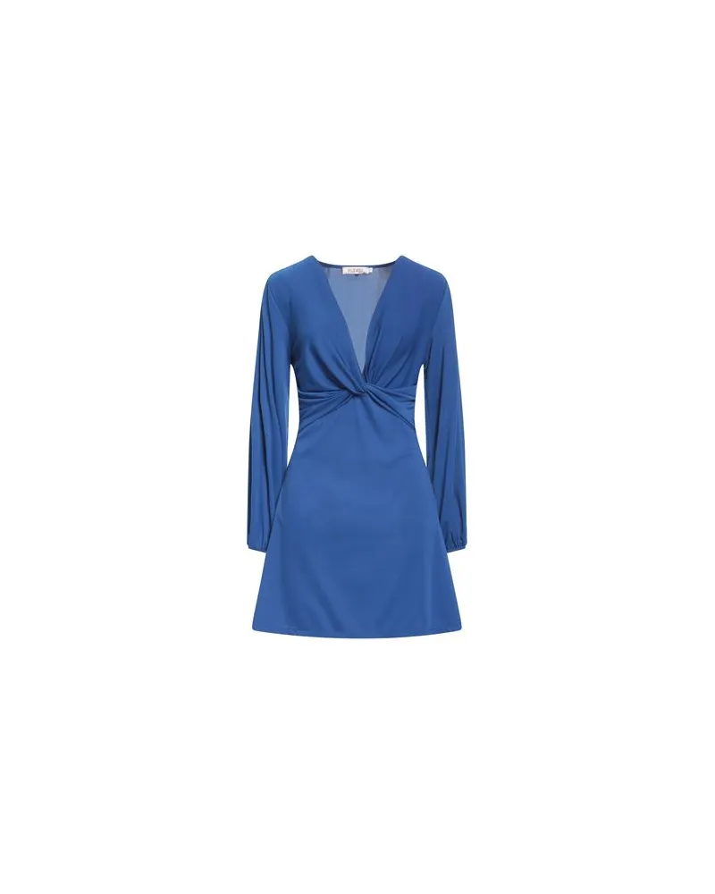 Please KLEIDER - Mini-Kleiderauf YOOX.COM Blau