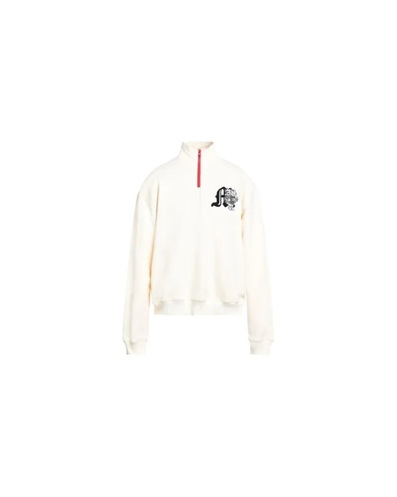 MSGM TOPS - Sweatshirtsauf YOOX.COM Cremeweiß