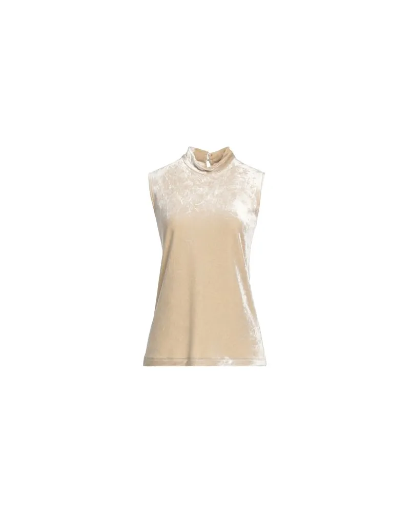 ALYSI CHOCOLAT - TOPS - Topsauf YOOX.COM Beige