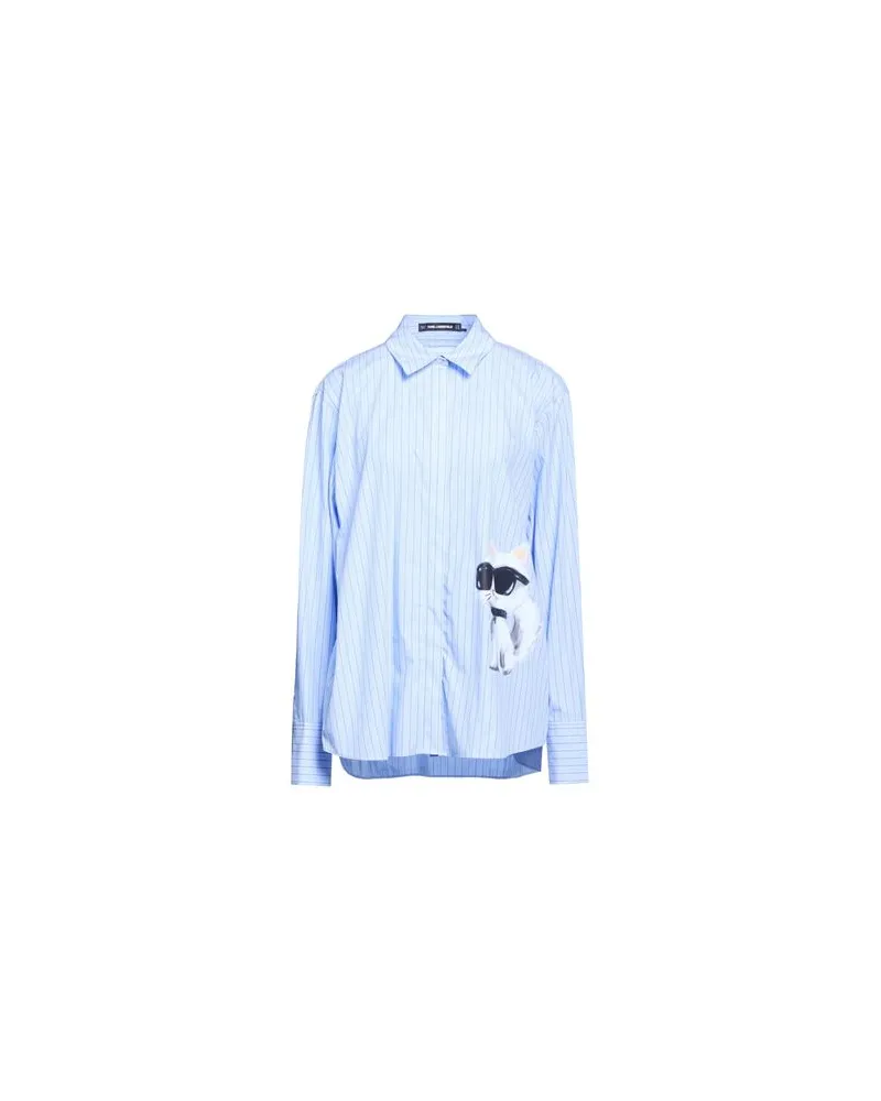 Karl Lagerfeld TOPS - Hemdenauf YOOX.COM Hellblau
