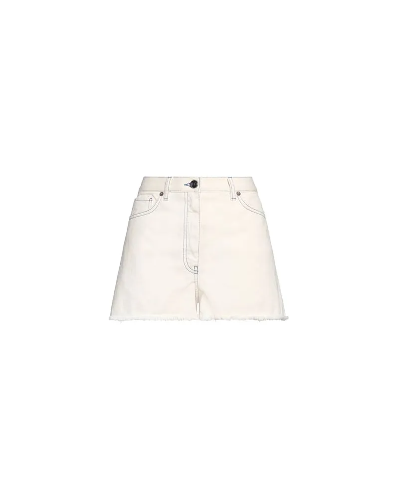 Semicouture HOSEN & RÖCKE - Jeansshortsauf YOOX.COM Elfenbein