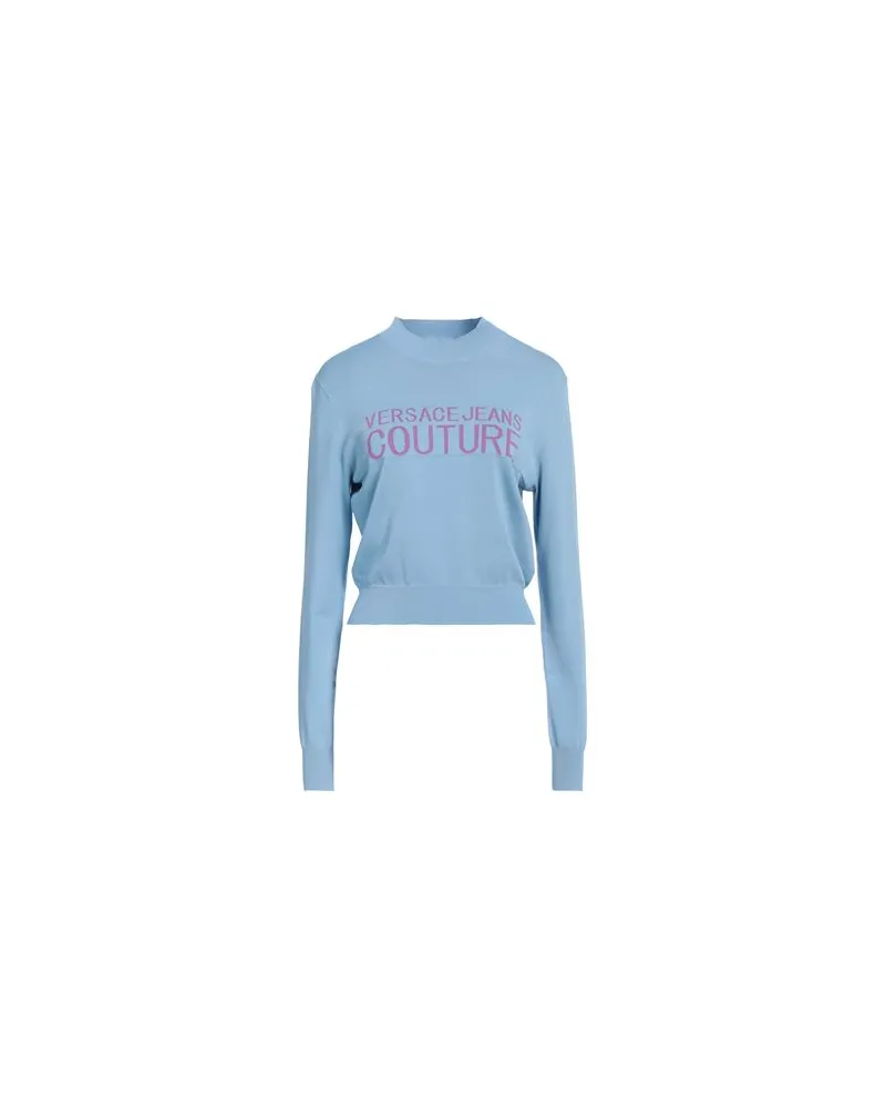 Versace Jeans STRICKWAREN - Pulloverauf YOOX.COM Hellblau