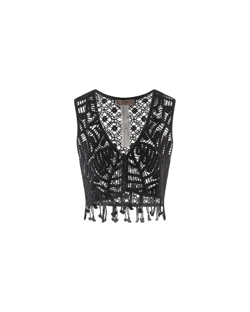 Twin-Set TOPS - Topsauf YOOX.COM Schwarz