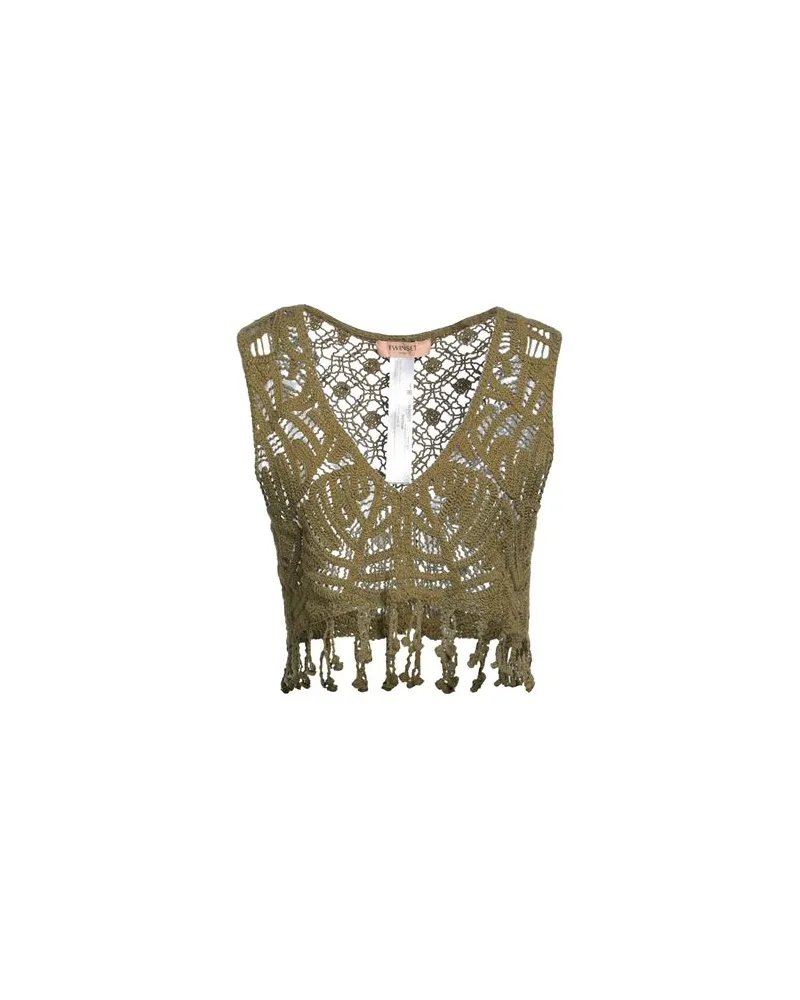 Twin-Set TOPS - Topsauf YOOX.COM Militärgrün