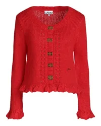 Ganni Strickjacke Rot