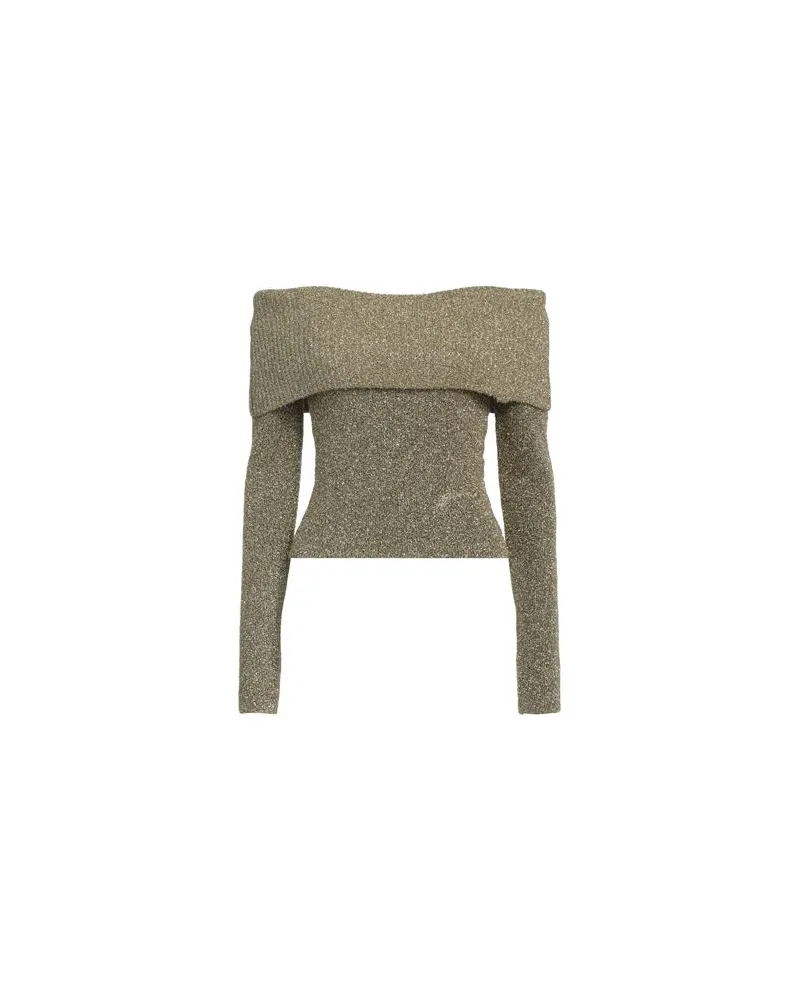 Ganni STRICKWAREN - Pulloverauf YOOX.COM Gold