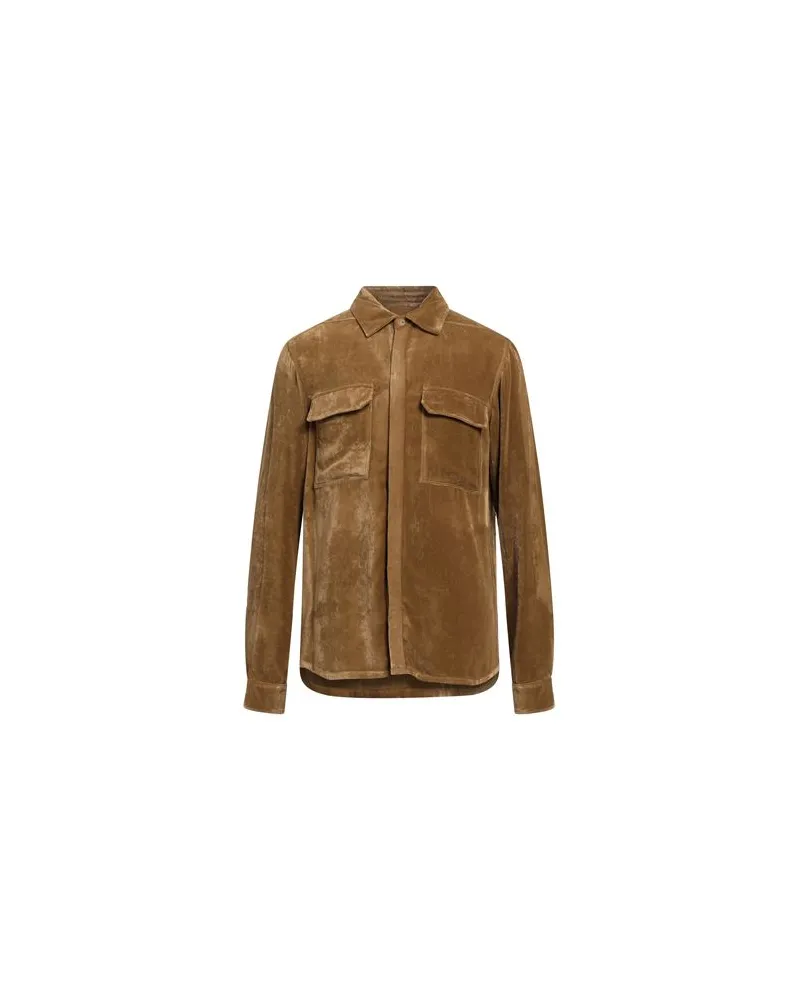 Rick Owens TOPS - Hemdenauf YOOX.COM Senf