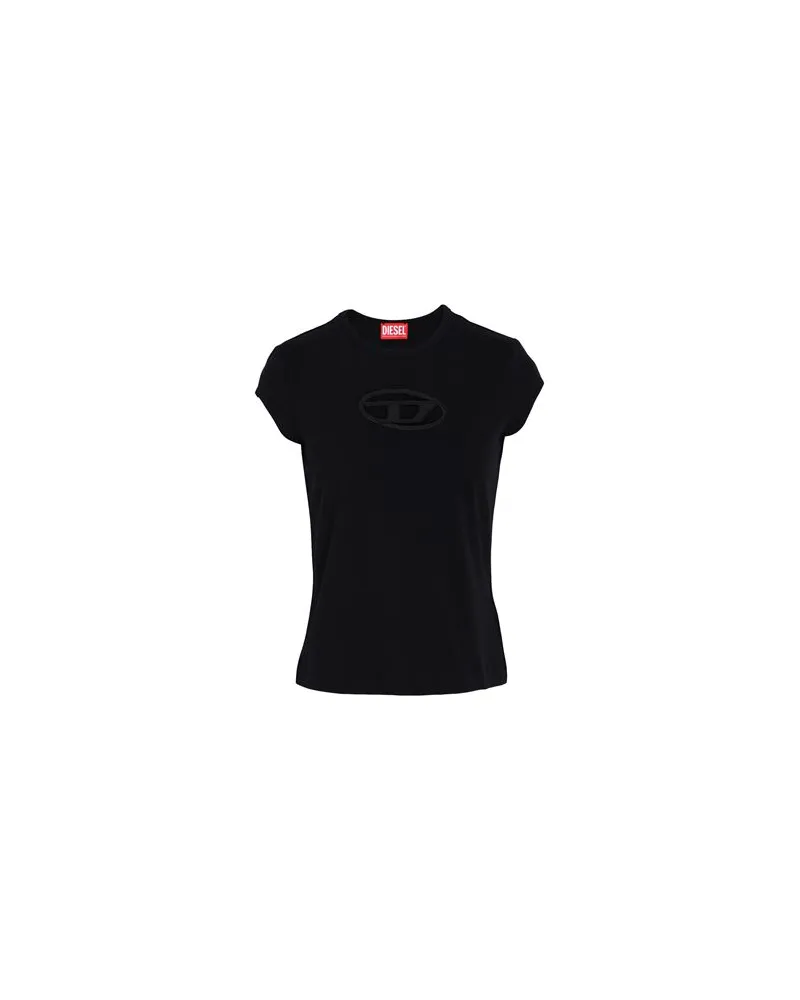 Diesel T-ANGIE  - TOPS - T-shirtsauf YOOX.COM Schwarz