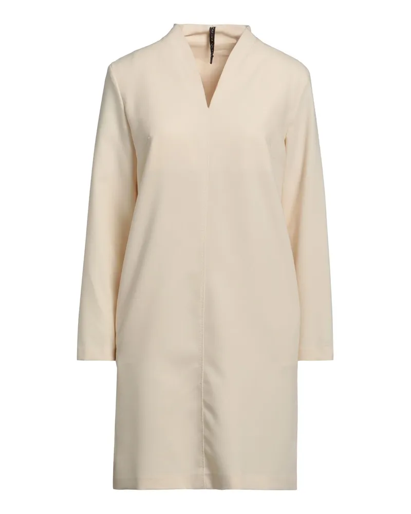 Manila Grace Mini-Kleid Beige